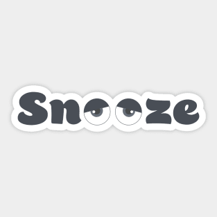 Snooze Sticker
